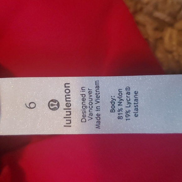 Lululemon redish pink - Picture 3 of 3